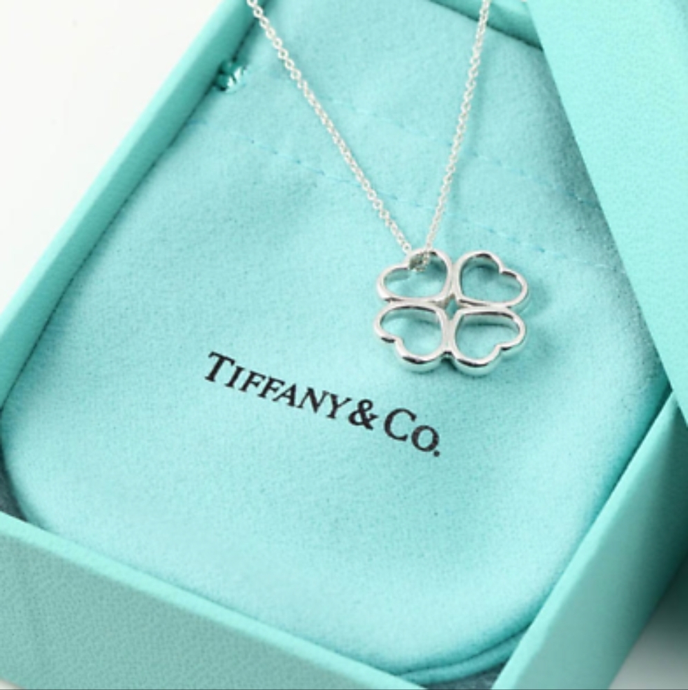 Tiffany and Co Four Heart Clover Necklace